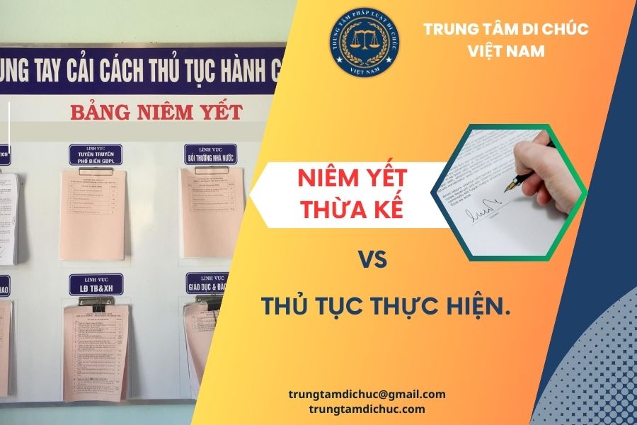 Niêm yết thừa kế có bắt buộc không? Thủ tục thực hiện