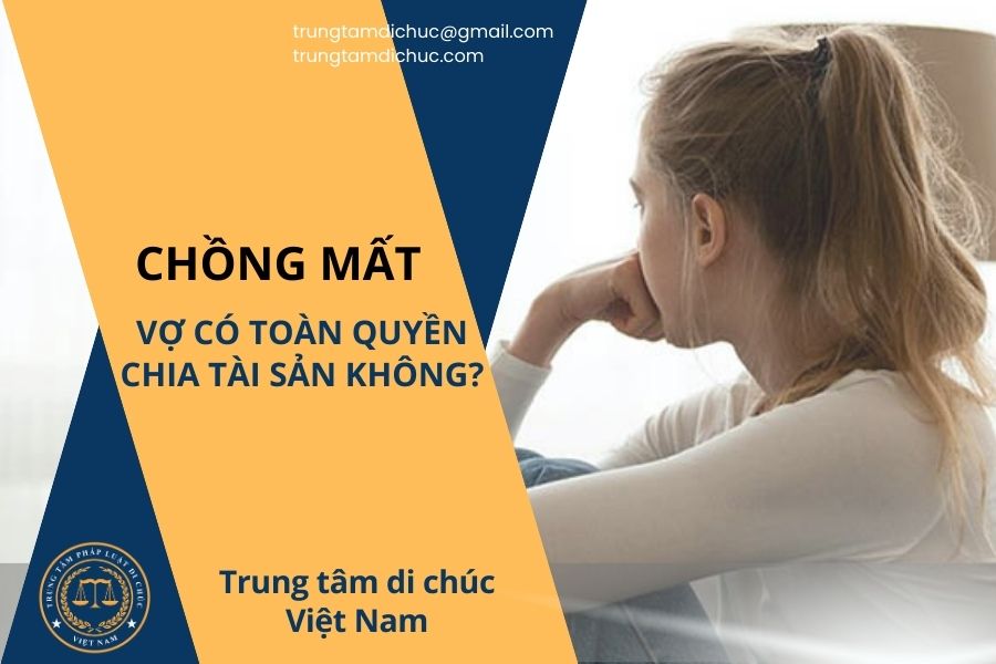 Chồng mất, vợ có toàn quyền chia tài sản không?