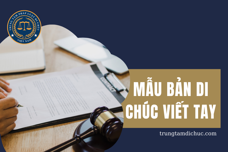 Di chúc viết tay